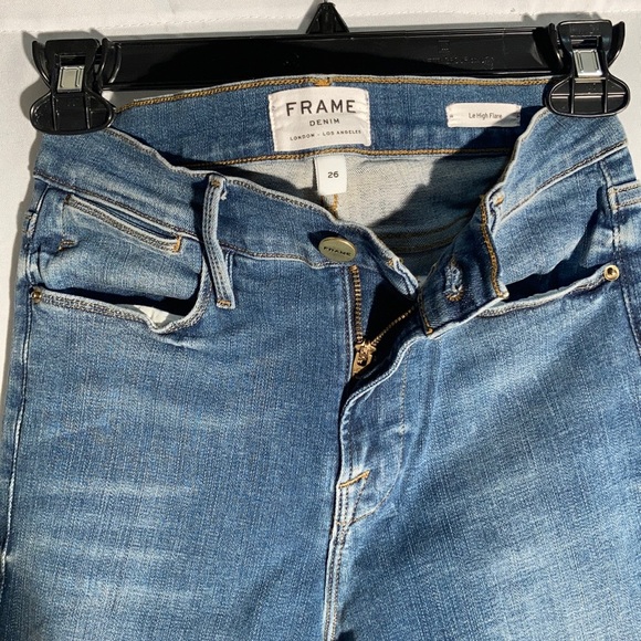 FRAME Denim Le High Flare Jeans size 26 - Picture 10 of 14